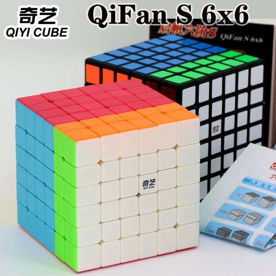 Qiyi Qifan 6x6x6 Speed Rubik S Cube Professional 6 6 6 Stickerless Puzzle Magic Cube Toys Lazada