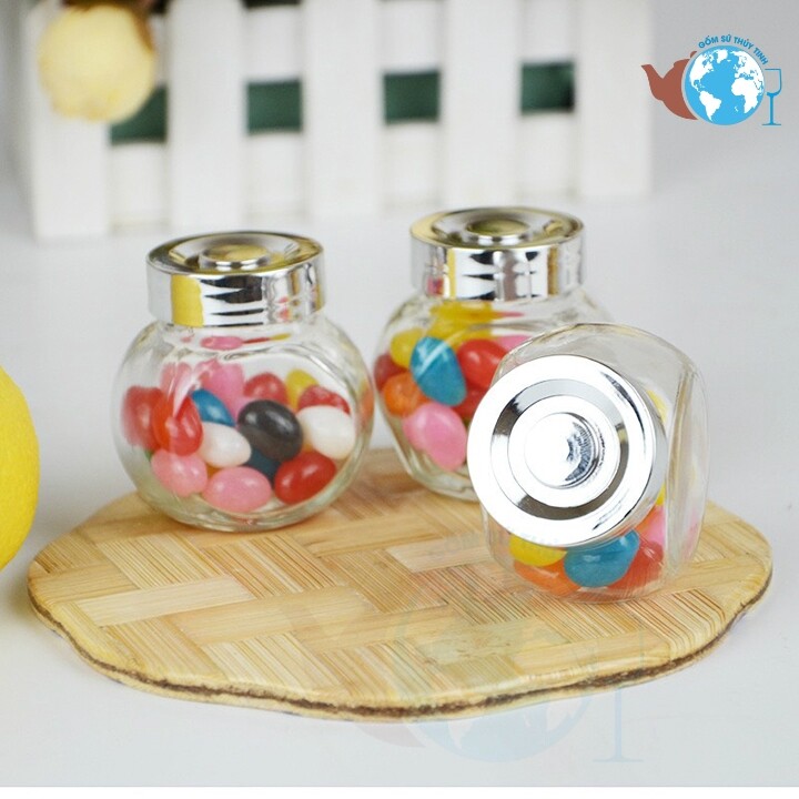 Hũ thủy tinh 50ml đáy nghiêng