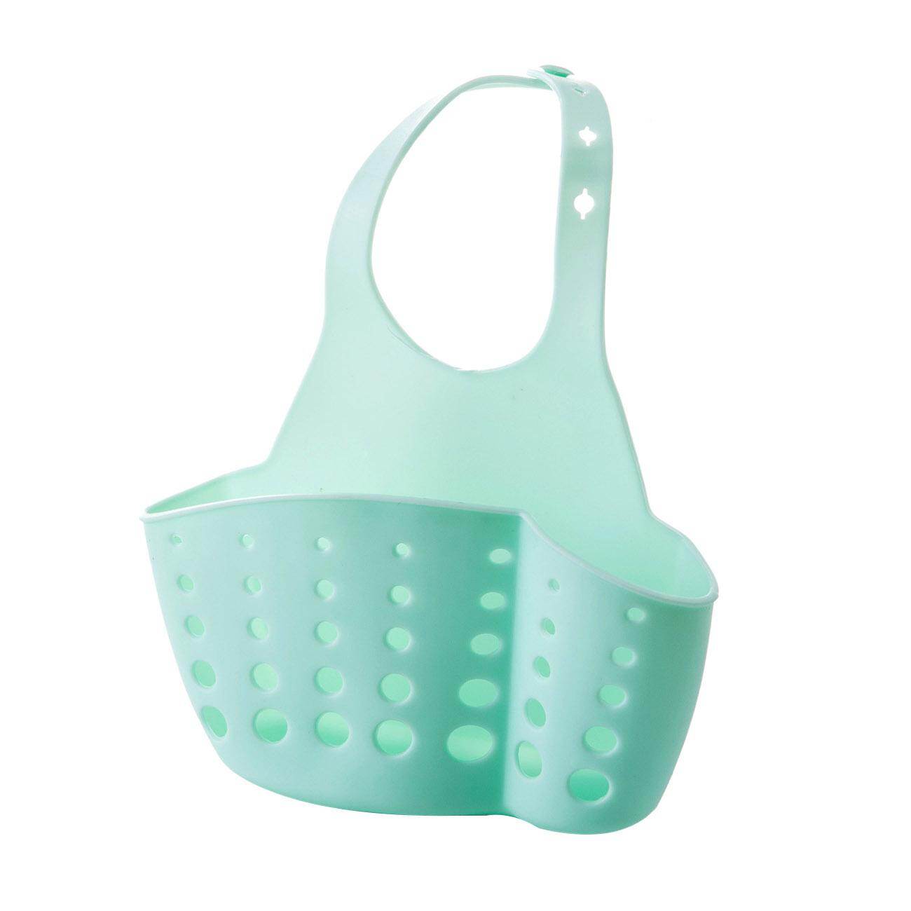 CNMF Sink Drain Basket Hanging Storage Rack Sponge Brush Holder