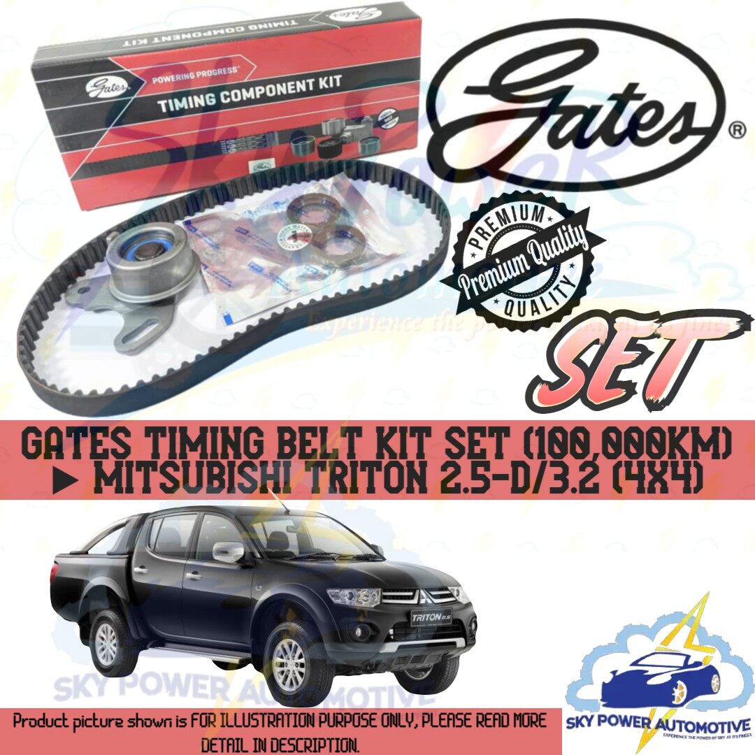 MITSUBISHI TRITON (4X4) GATES TIMING BELT KIT SET