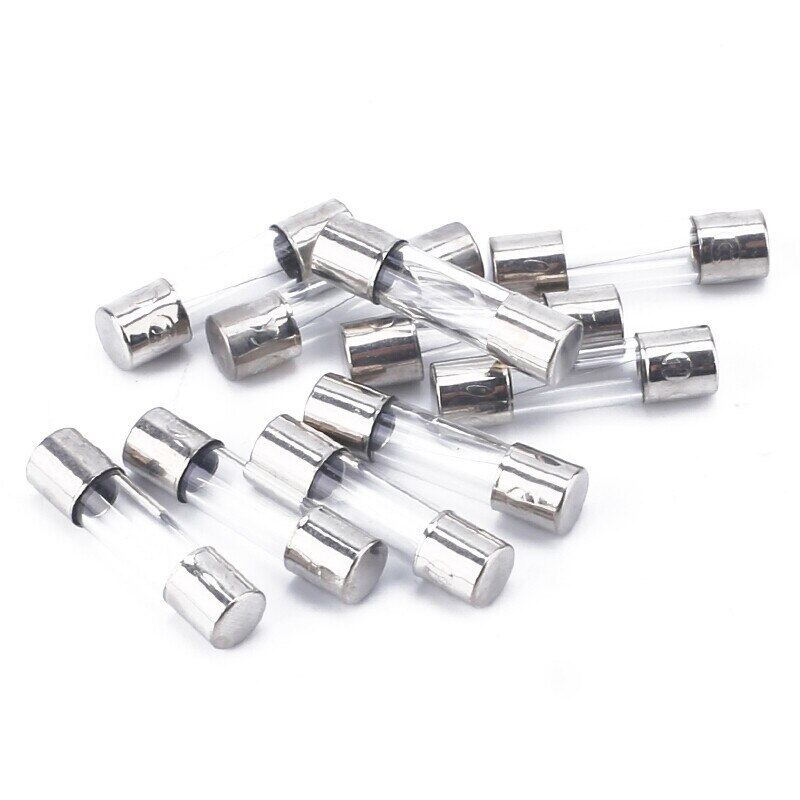 20Pcs 6*30มม.แก้วหลอดฟิวส์6X30Mm 250V 0.2A 0.5A 1A 2A 3A 4A 5A 6A 8A ...