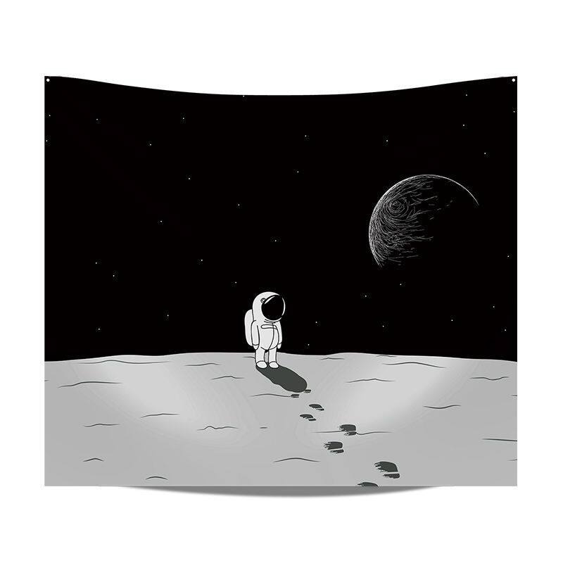 Wehome Astronaut Brand Tapestry Wall-mounted Polyester Tapiserya Cartoon Bedroom Wall-mounted Decoration (150*130cm)