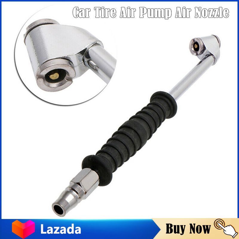 Car Tire High Pressure Air Pump Nozzle Inflatable Dual-Head Chuck Valve Tool for Cars trucks Motorcycles Bicycles