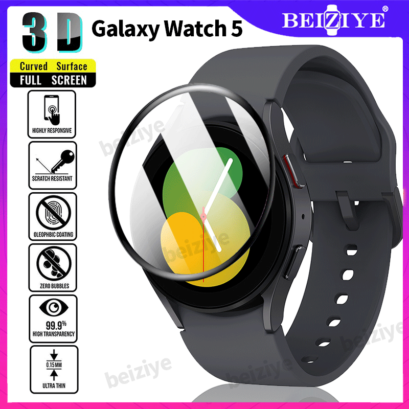Bảo vệ màn hình 3D cho Samsung Galaxy Watch 5 dây đeo phim 40mm 44mm Đồng
