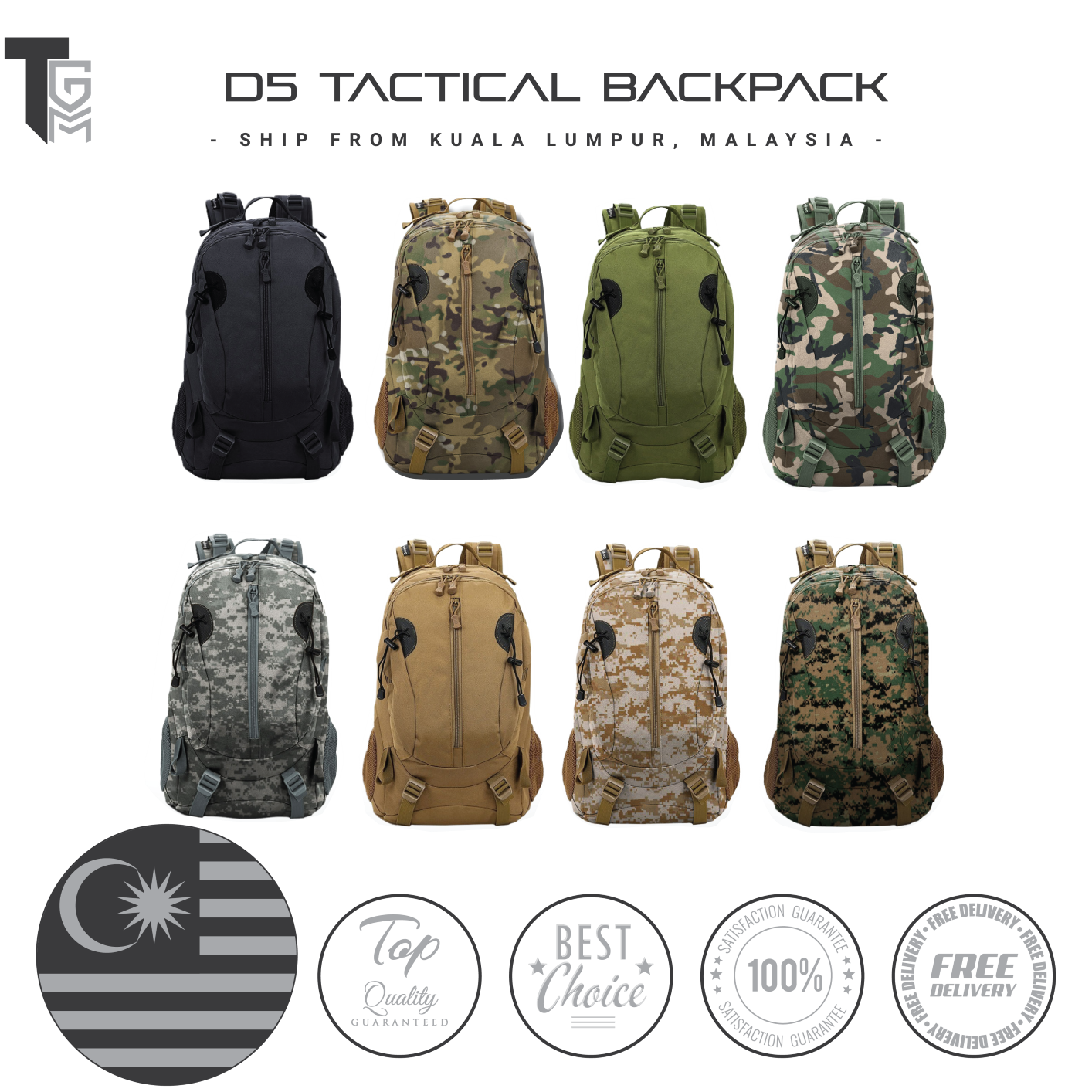 tactical backpack malaysia