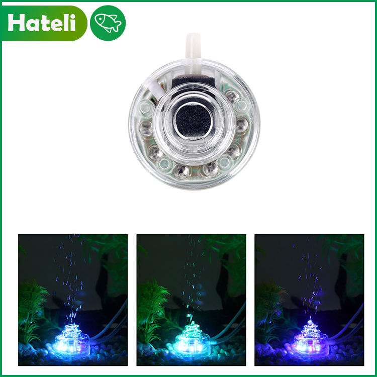 [HATELI] Đèn Bong Bóng Bể Cá Mini Đèn Bong Bóng Lặn Led Đèn Bể Cá Đồ Trang Trí Trang Trí Đèn Bể Cá Đổi Màu Nhiều Màu