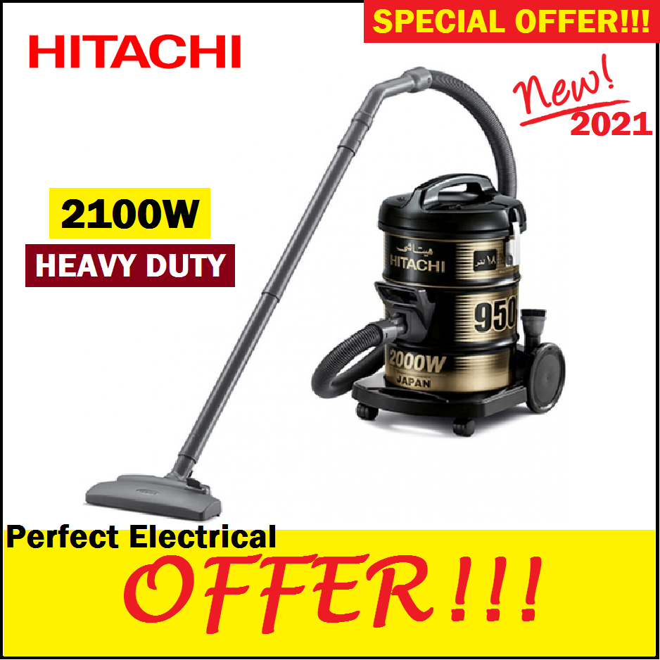 Hitachi 2100W Pembersih Vakum Tugas Berat CV950F dengan Fungsi Blower