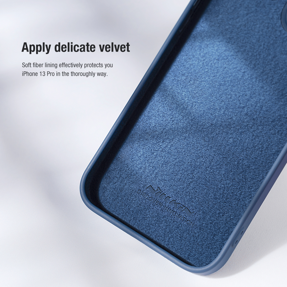 Nillkin CamShield Silicone Ốp Lưng Cho iPhone 14 Pro Max Ốp Lưng Mượt Silicon Mềm Trượt Máy Ảnh Bảo Vệ Ốp Lưng