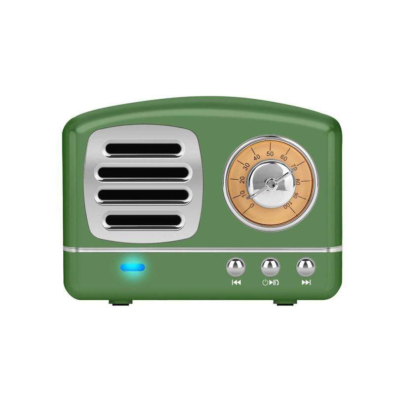 Loa Mini Wir-less Retro Micrô Tích Hợp Hỗ Trợ Kết Nối BT Thẻ TF Đầu Vào USB AUX Cho Bữa Tiệc Trắng