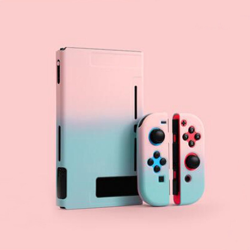 Ốp Lưng Cứng PC Mờ Vỏ Pha Lê Cho Nintendo Switch NS Lite Màng Bảo Vệ Bộ Điều Khiển Joy Con Miếng Dán Ốp Da
