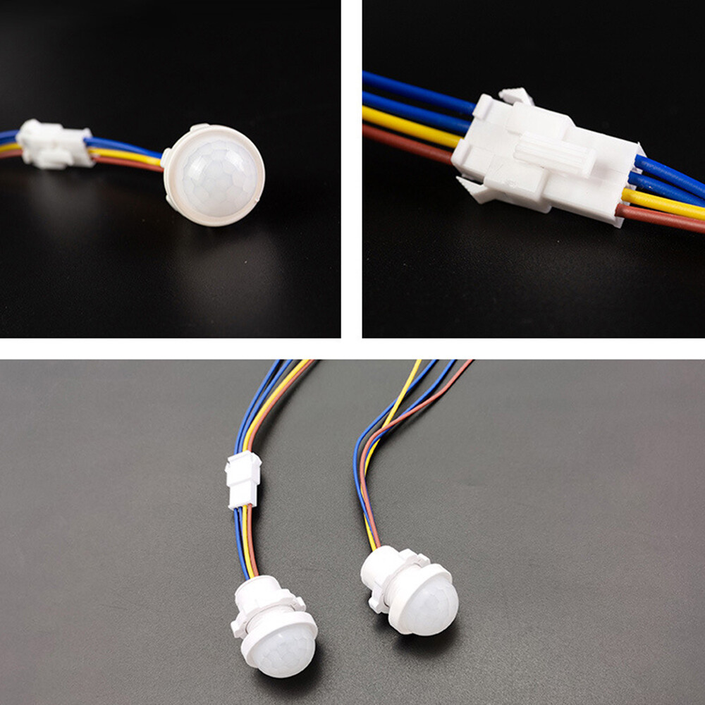 【Ready Stock】Original Aideepen AC110-240V Adjustable Delay Embedded Human Body Induction Switch Choose High Voltage Terminal Line Type/high Voltage Long Line Type