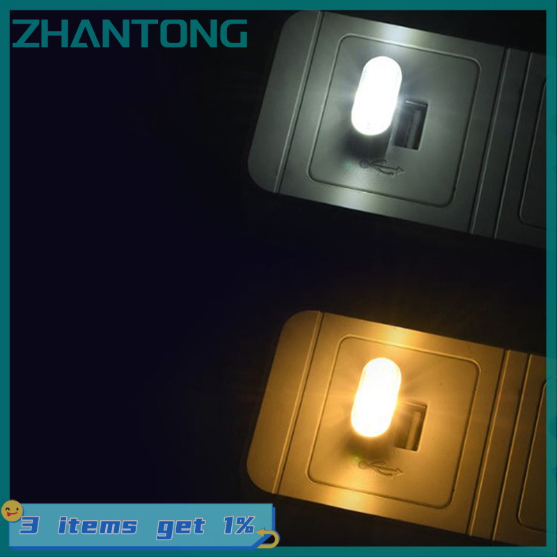 ZHANTONG 1PC USB LED Car Light Auto Interior Atmosphere Light Decorative Lamp