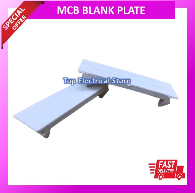 MCB BLANK PLATE / MCB SPACER / PVC MODULE / MCB BOX BLANKING PLATE Lazada