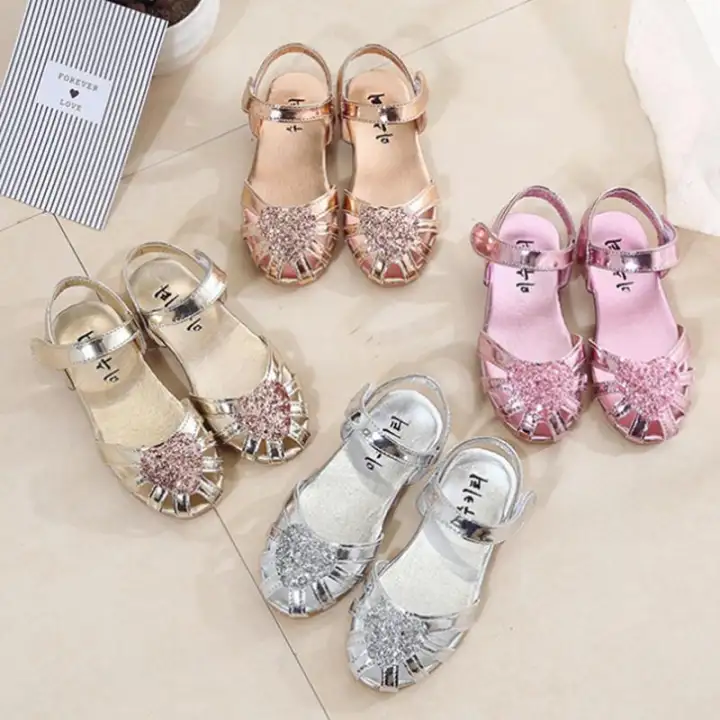crystal jelly sandals