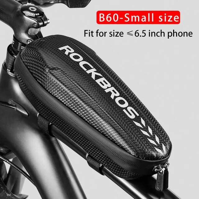 ROCKBROS Electric Scooter Bag Waterproof Durable Storage Bag Hard Shell Hanging Bag for MTB Road Bicycle Folding Bike Handlebar Bag