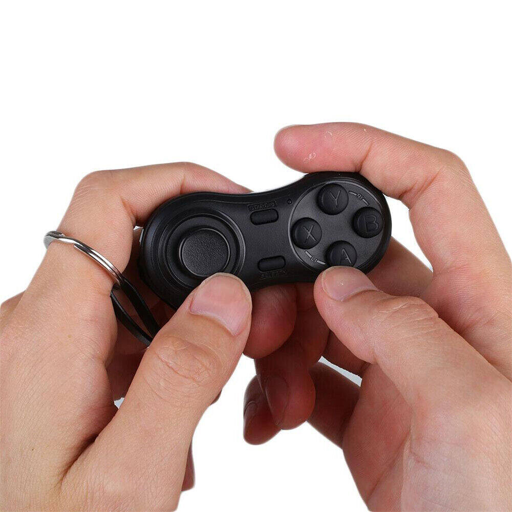 Tay cầm điều khiển chơi game mini Bluetooth không dây tương thích V4.0 Tay cầm chơi game điện thoại thông minh phím điều khiển VR điều khiển từ xa Gamepad cho iOS/Android