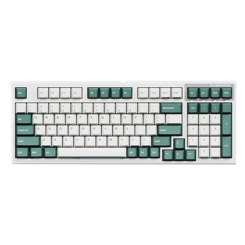 FL·ESPORTS FL980 98-Key Mechanical Keyboard Sixkey Hot-Swappable ...