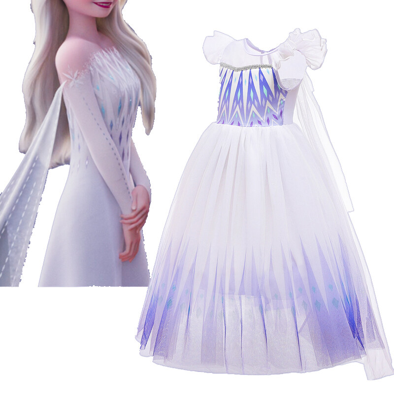 elsa white dress