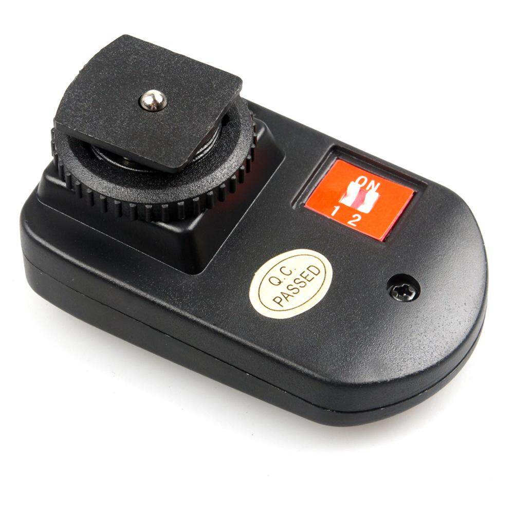 Andoer PT-04GY 4 Kênh Không Dây Từ Xa Speedlite Flash Trigger Phổ 1 Transmitter & 2 Receiver Cho Canon Nikon Pentax Olympus