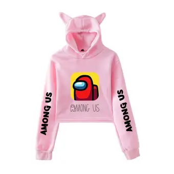 lazada crop top hoodie