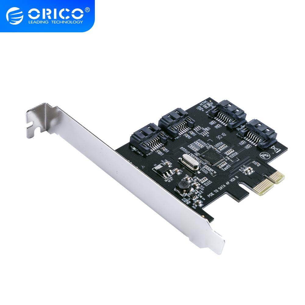 Orico thẻ pci-e 1x 4x 8x 16x thẻ mở rộng pci express sang sata 3.0 4 cổng sata iii pci-e bộ chuyển đổi mở rộng 6gbps thẻ bổ sung
