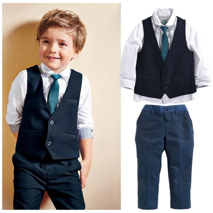 navy blue suit for baby boy