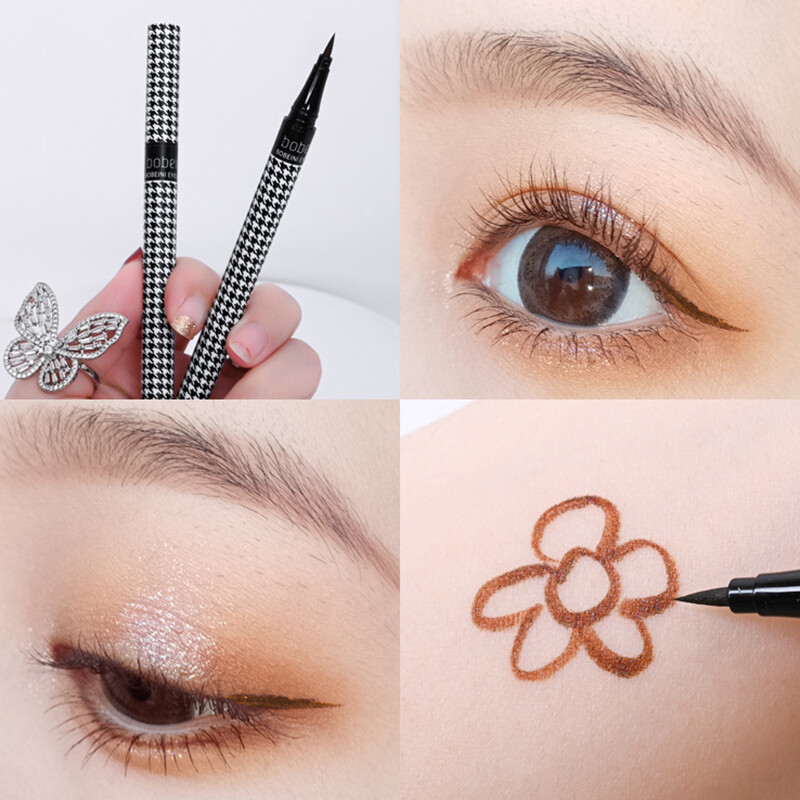 SAWU Ultra-thin Waterproof Long-lasting Eyeliner 0.1mm Ultra-fine Liquid Eyeliner Long-lasting Quick-drying Eyeliner