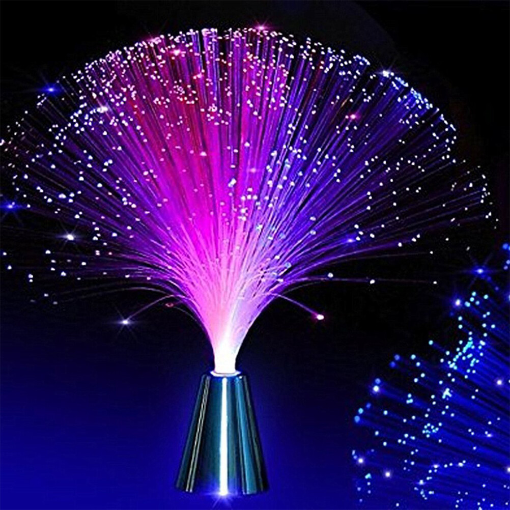 Đẹp lãng mạn sợi quang màu đèn LED thay đổi sợi quang đèn ngủ