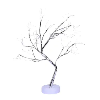 Led Birch Tree Light Switch Control Tabletop Bonsai Tree Light