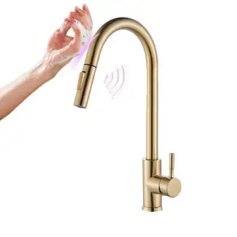 Fmhjfisd Sensor Kitchen Faucets Black Touch Inductive Sensitive