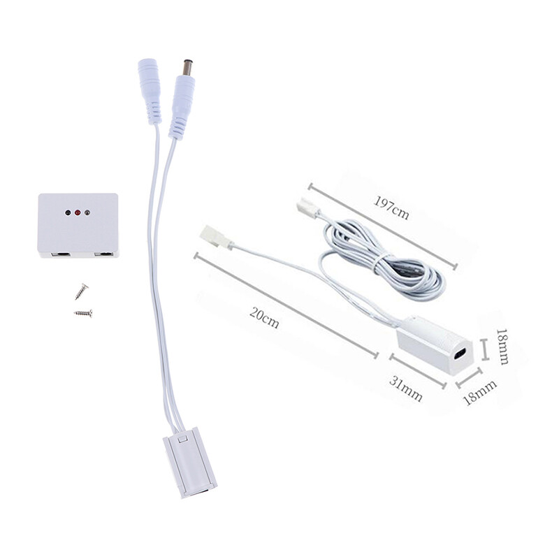 qinyu 3A DC 12V-24V Hand Sweep Sensor Switch Kitchen Cabinet LED Lights Switch