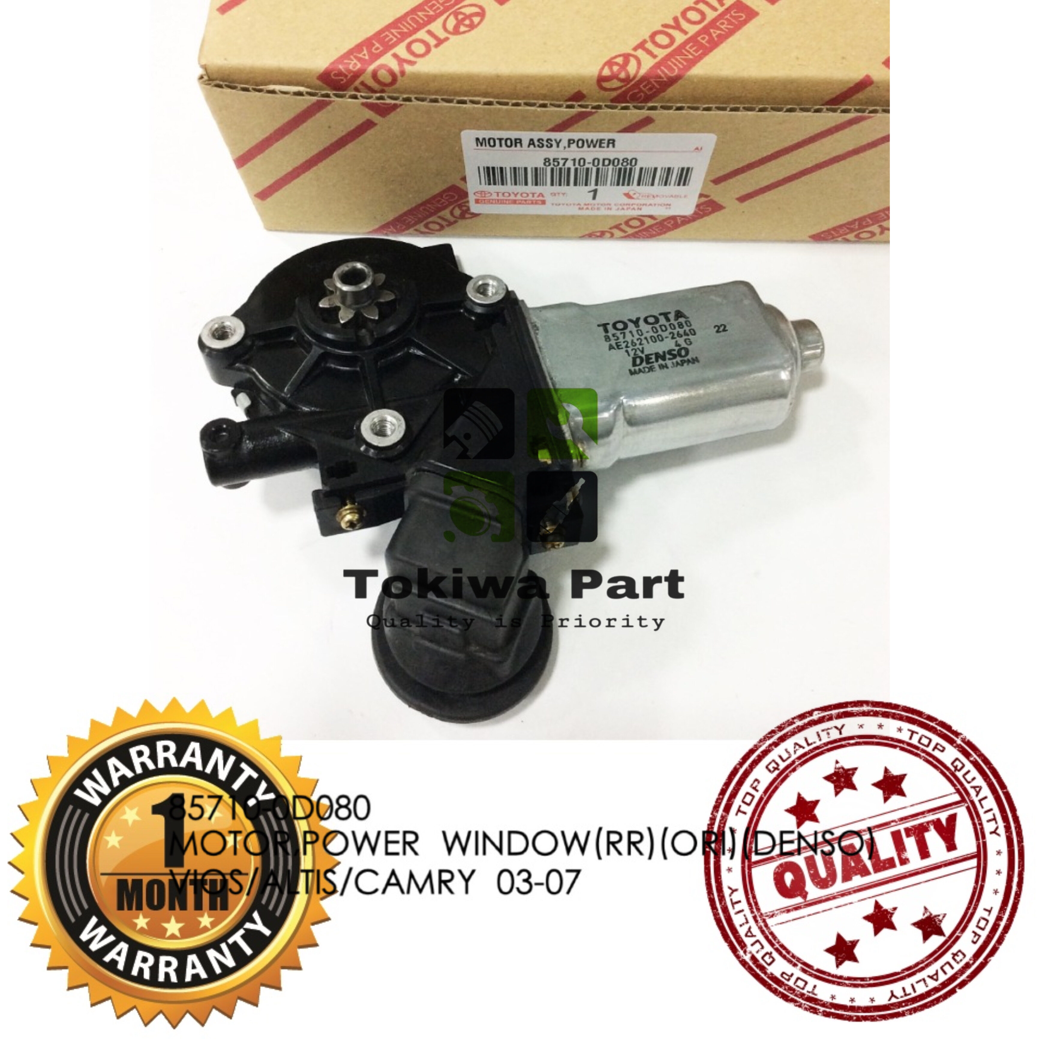 Toyota Vios NCP42, Camry ACV30, Altis 2003 Power Window Motor Lazada