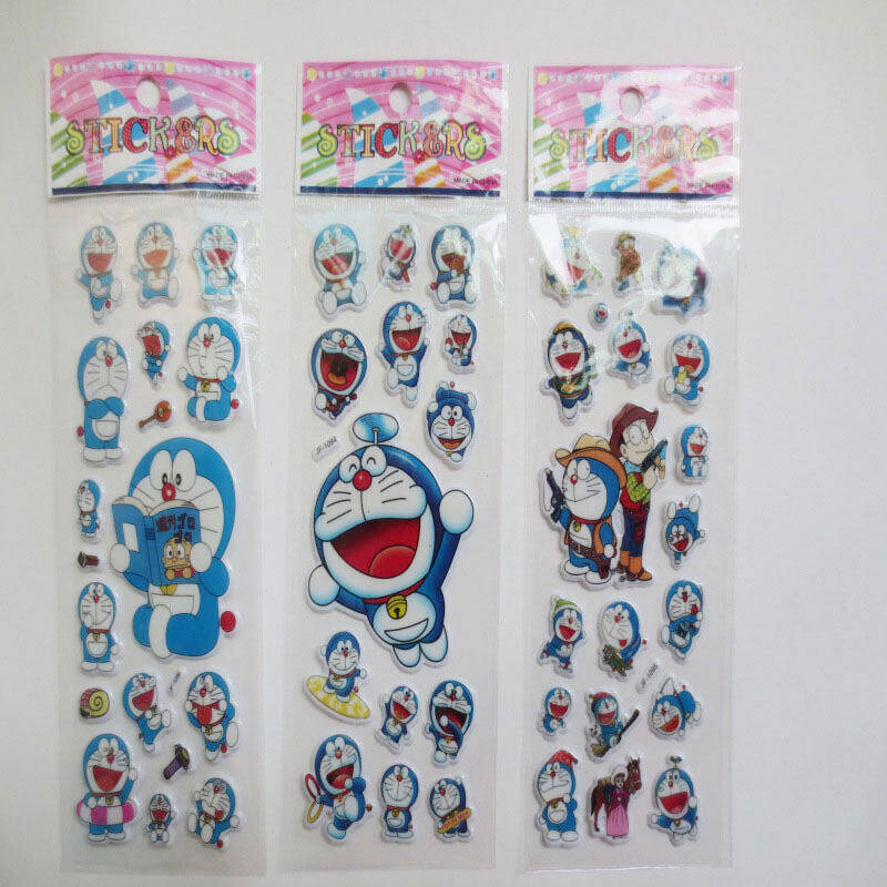 Houseeker Cartoon 3D Cartoon Anime Princess Sticker for Kids Notebook Stickers