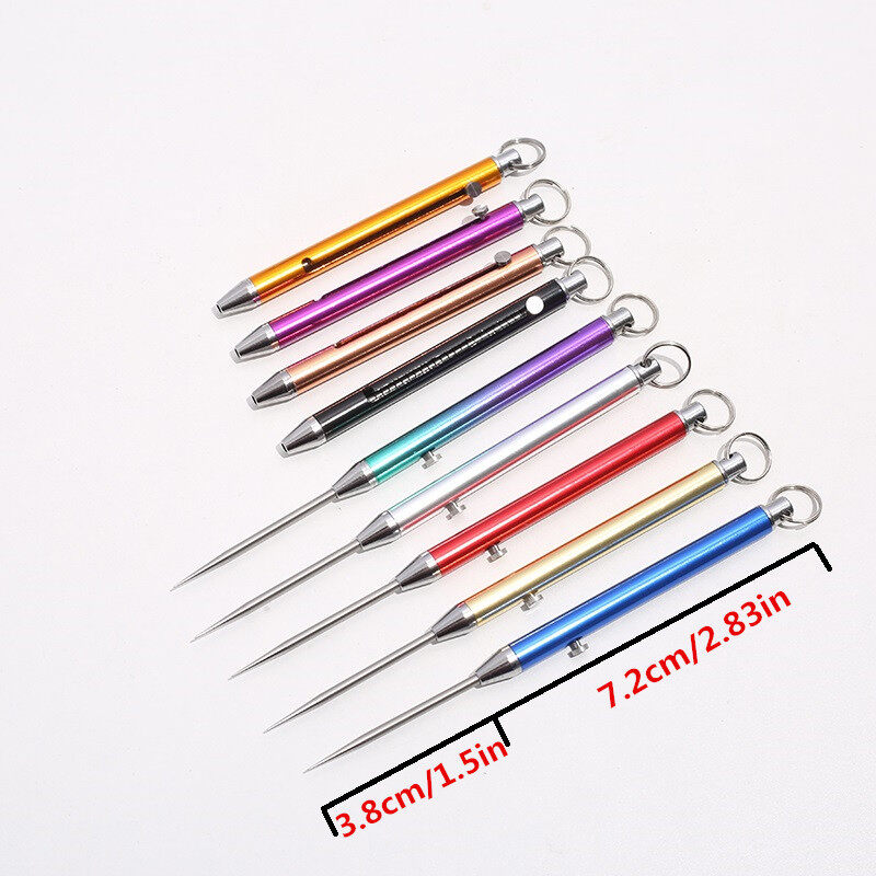 Titanium Alloy Fruit Pick Tooth Pick Gift Retractable Toothpick Portable High Strength