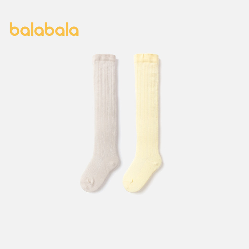 Balabala Baby Stockings Summer Breathable Baby Mesh Socks Over The Knee Newborn Not Strangle The Leg Two Pairs Of Pack