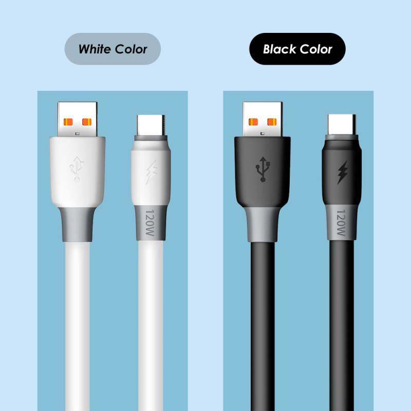 120W Bold Super Fast Charging Dragon Python Cable Is Suitable for Apple Huawei Android Type-c Fast Charging Data Cable