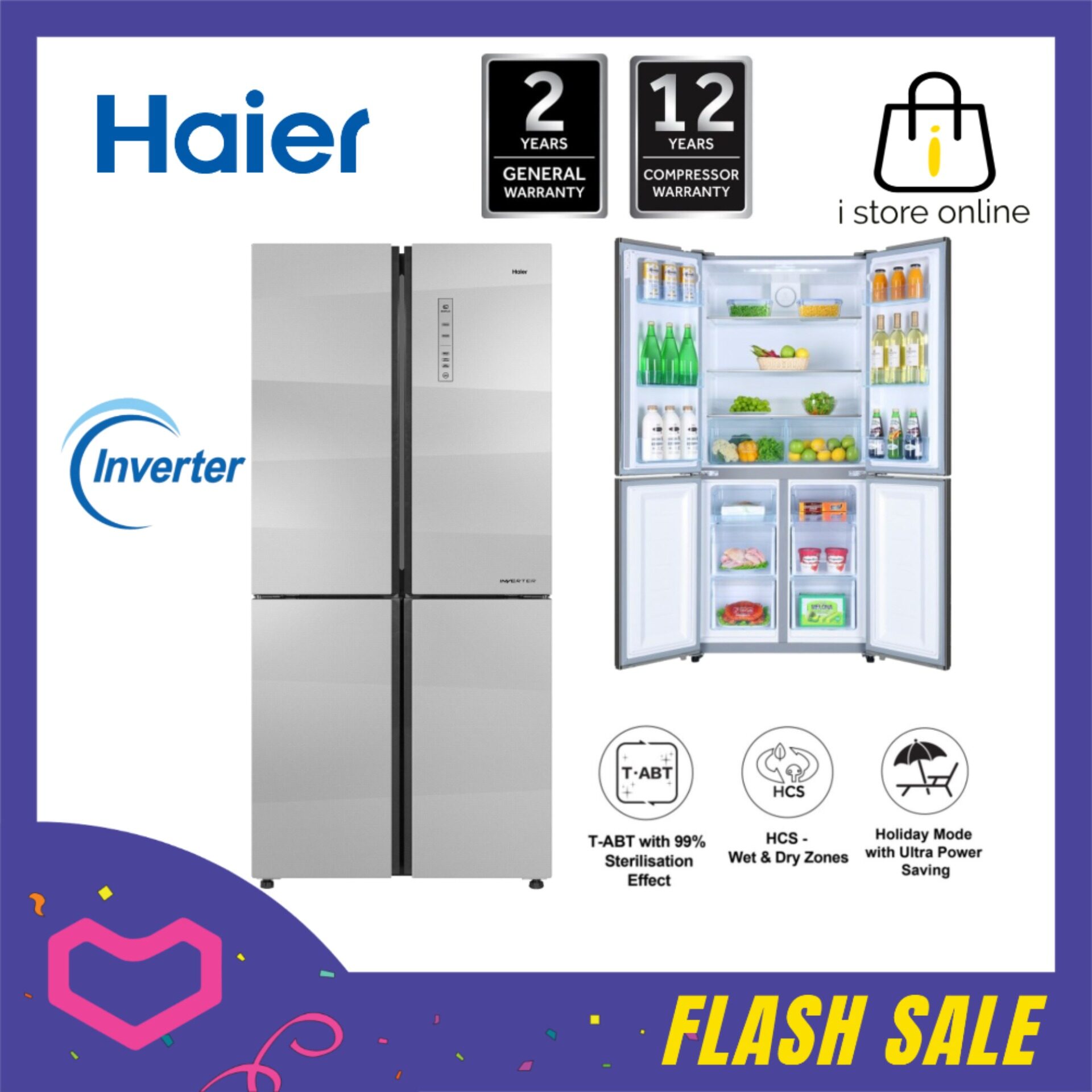 haier 560l 4 door inverter