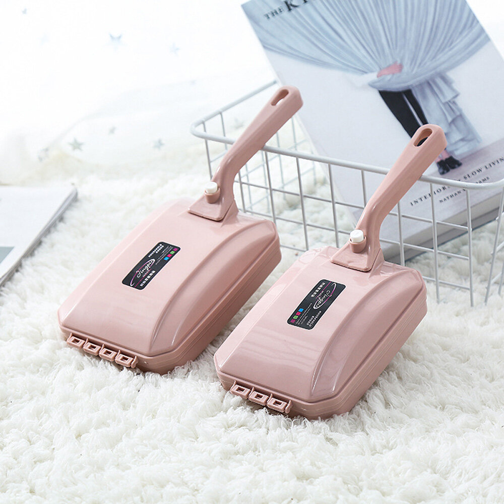 Handheld Plastic Cleaning Tools Rug For Carpet Table Sofa Bed Household Crumb Roller Brush Cleaner Sweeper Lint Rollers