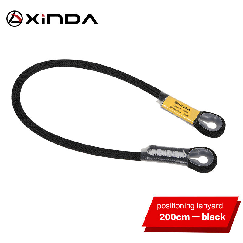 Xinda Professional Rock Climbing 10.5mm Static Rope Lanyard Protective