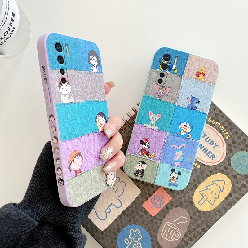 Ốp Cho OPPO A91 Reno3, Ốp Điện Thoại Họa Tiết Hoạt Hình Dễ Thương Bàn Cờ Thời Trang Mỏng Ốp Đôi Nữ Ốp Chống Sốc TPU Silicon Mềm Vỏ Lưng Bảo Vệ