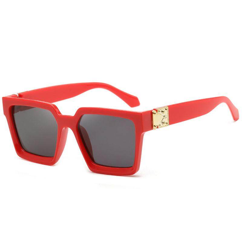 Unisex Fashion Ladies Square Sunglasses Women Goggle Shades Vintage Brand Designer Oversized Sun Glasses UV400