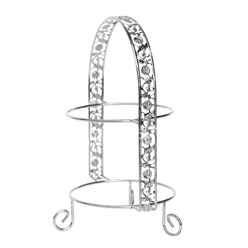 Metal Cake Stand Double-Layer Arch-Shaped Golden Fruit Dessert Rack Wedding Birthday Party Decoration Cupcake Stand Kitchen Bake