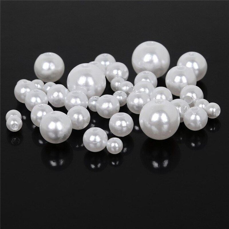 700 Chiếc 4Mm-10Mm Nhiều Màu Hạt Nhựa Vòng Abs Loose Pearl Beads Đối Với Trang Sức Làm Necklace Bracelet Diy