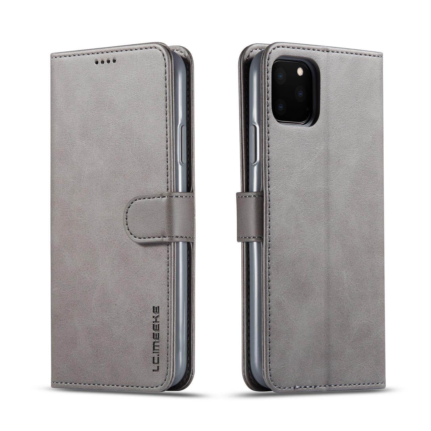 For Apple iPhone 11 / iPhone 11 Pro / iPhone 11 Pro Max Magnetic Retro Flip Case Leather Phone Cover Bags Coques with Stand Card Slots