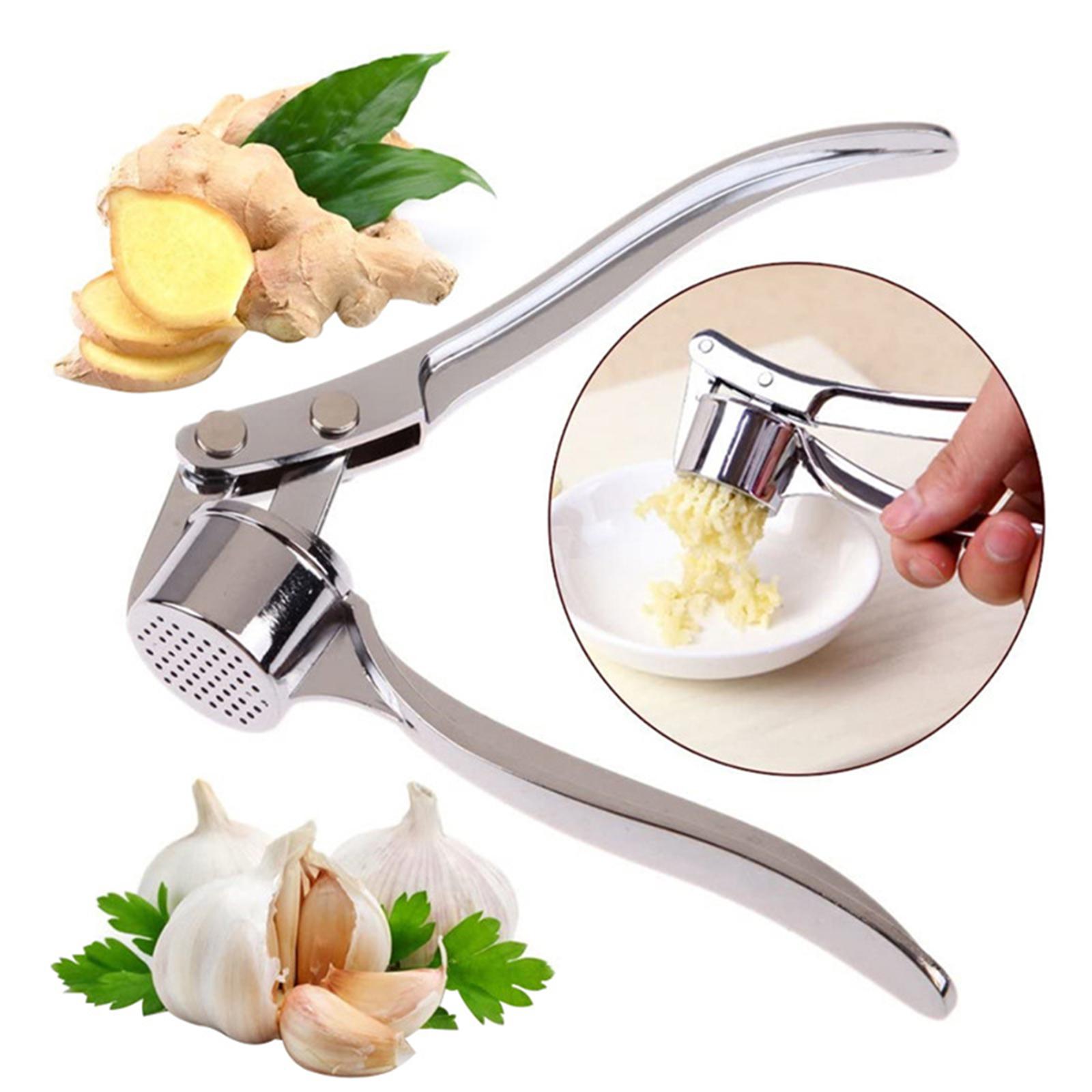 Chiwanji Garlic Presser Handheld Kitchen Gadget Garlic Mincer for Onion Garlic Ginger