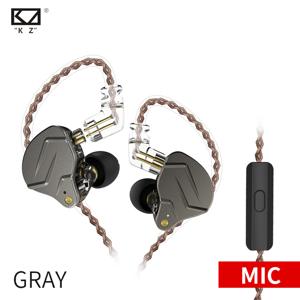 KZ ZSN Pro Metal Earphones Sport Noise Cancelling Headset 1BA+1DD Hybrid Technology HIFI Bass Earbuds In Ear Monitor Headphones With Detachable 2Pin Cable Comfortable To Wear Music Earset KZ ZSTX ZSX ZS10 PRO