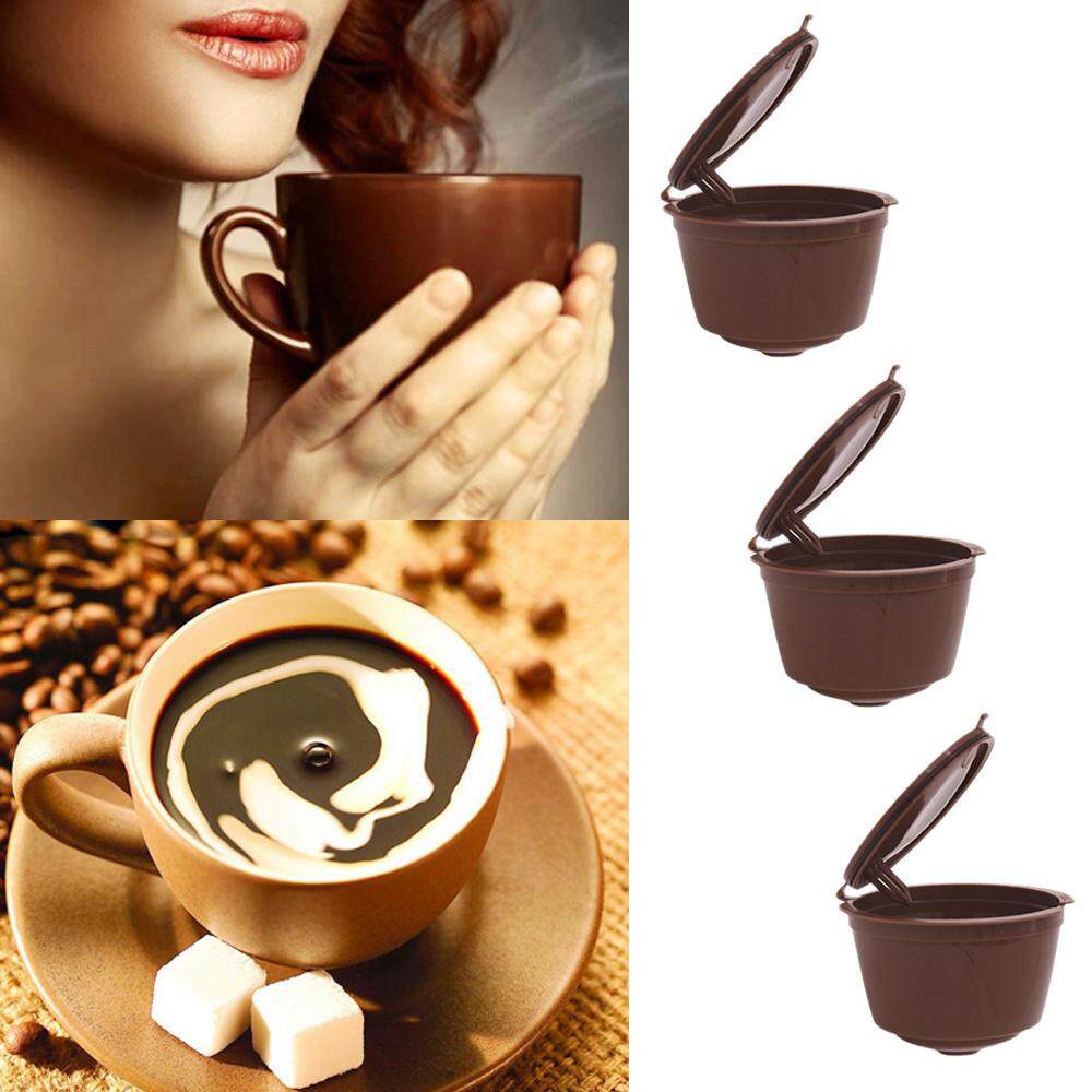 3 Buah Kopi Dapat Digunakan Kembali Kapsul Filter Cup untuk Nescafe DOLCE GUSTO Mini Aku Piccolo Genio Esperta Circolo