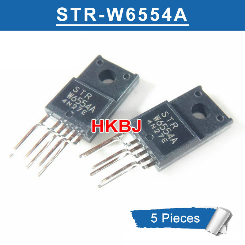 5pcs str w6554a to-220f-6 strw6554a str-w6554a to220f-6 to-220f power management chip ic new original