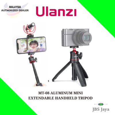 Ulanzi MT-08 Aluminum Desktop Mini Extendable Handheld Tripod for Smartphone/DSLR