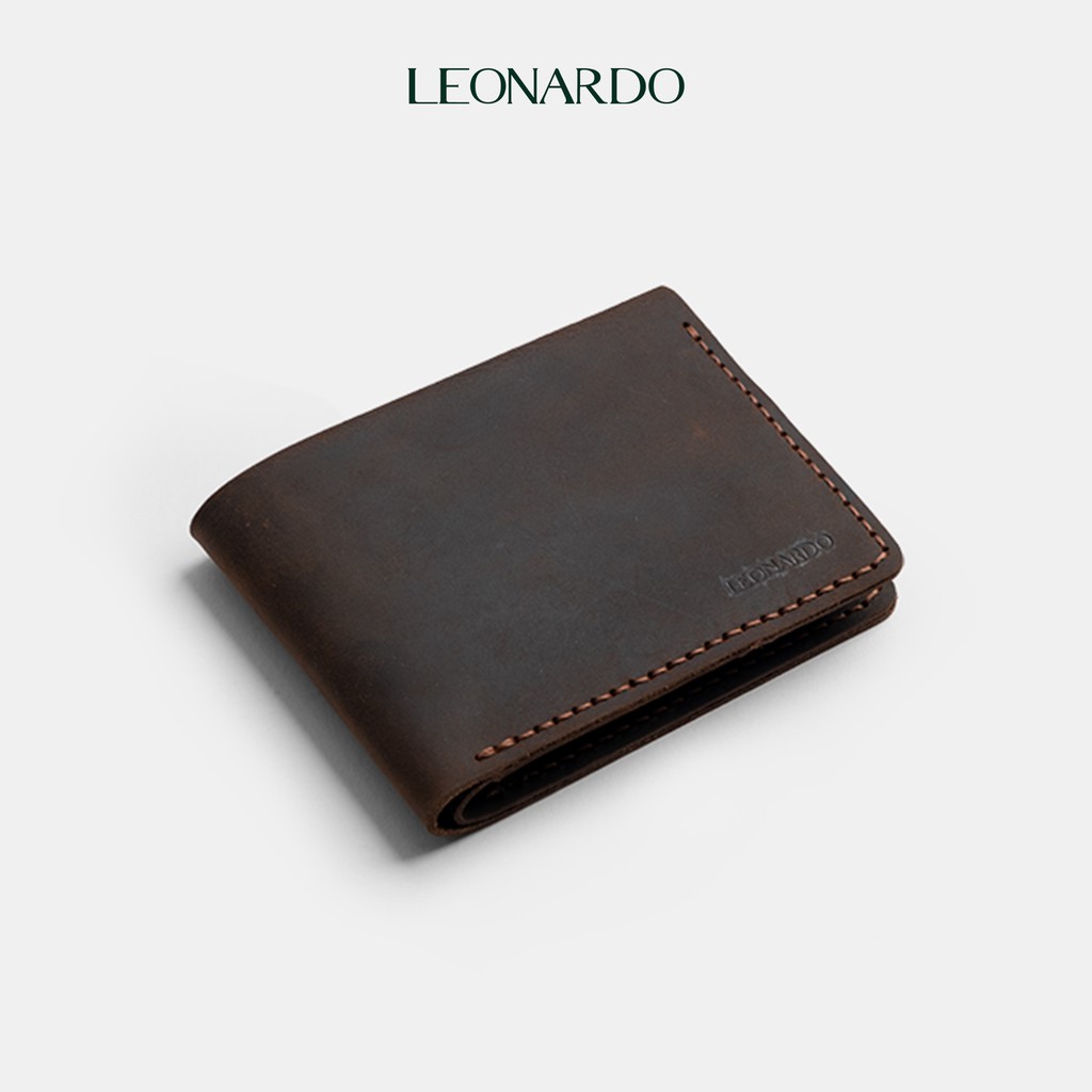 Ví Mini Leonardo Vintage da sáp nhập khẩu
